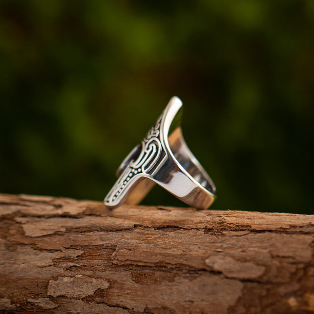 BAGUE CASQUE GUERRIER SPARTIATE