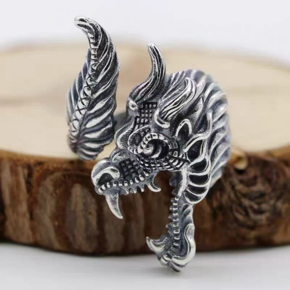 JOLIE GROSSE BAGUE DRAGON