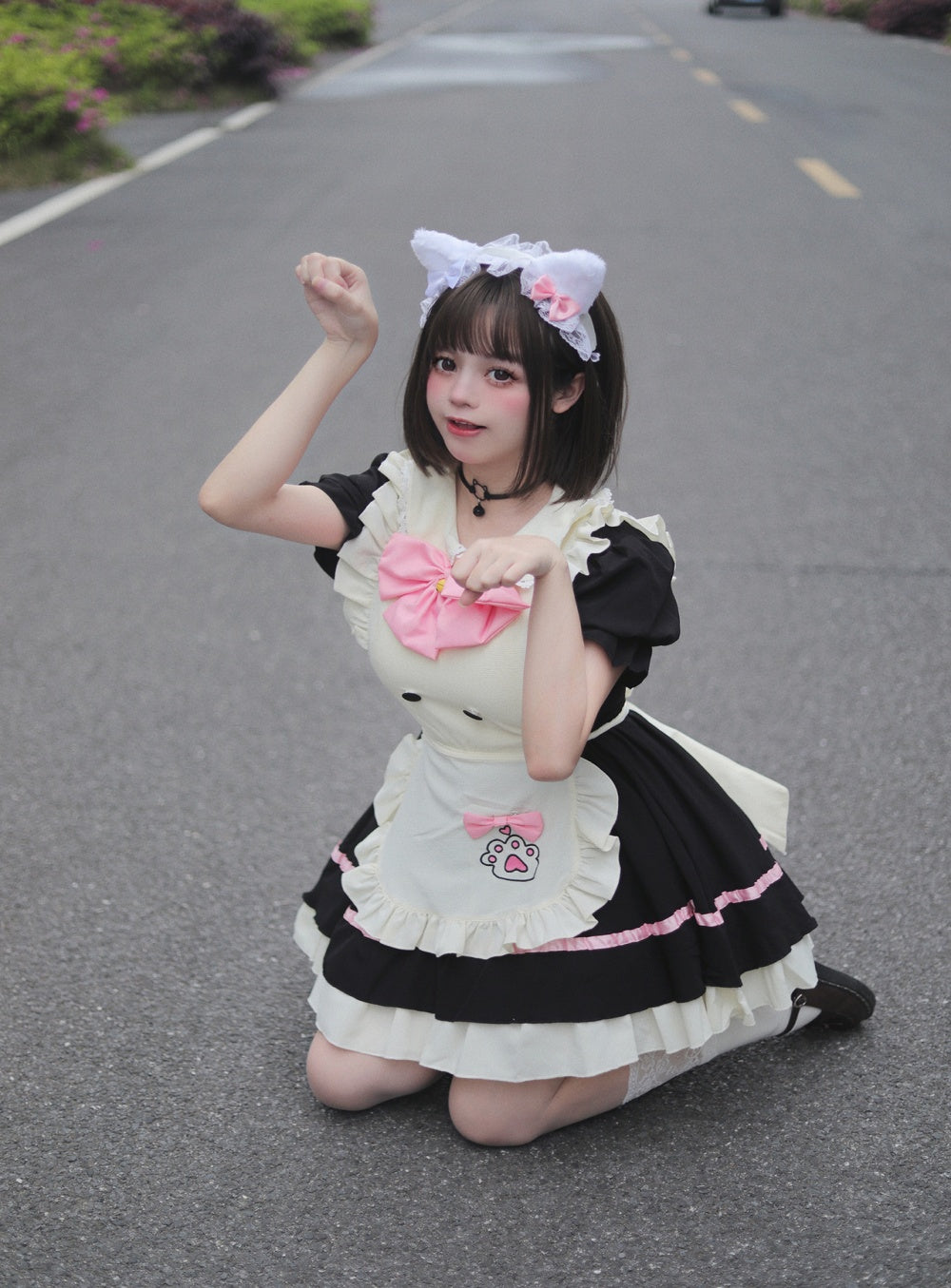 ROBE LOLITA MAID DEGUISEMENT SOUBRETTE SERVEUSE