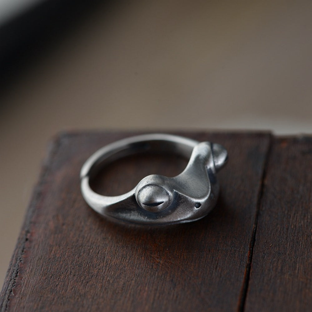 JOLIE BAGUE GRENOUILLE