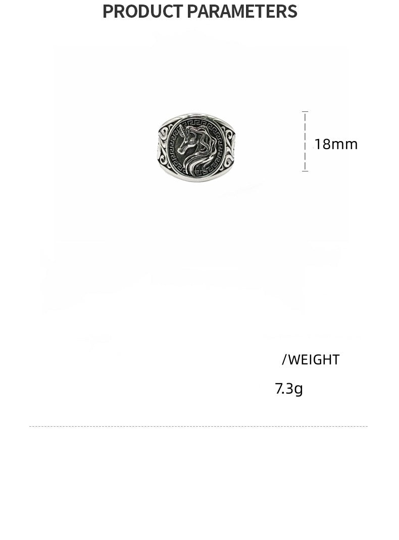 BAGUE LICORNE