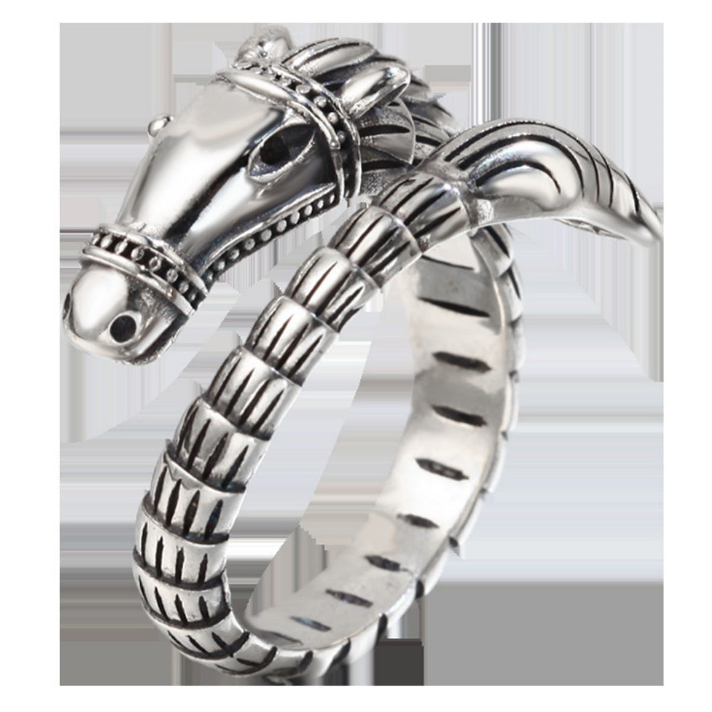 BAGUE CHEVAL DRAGON
