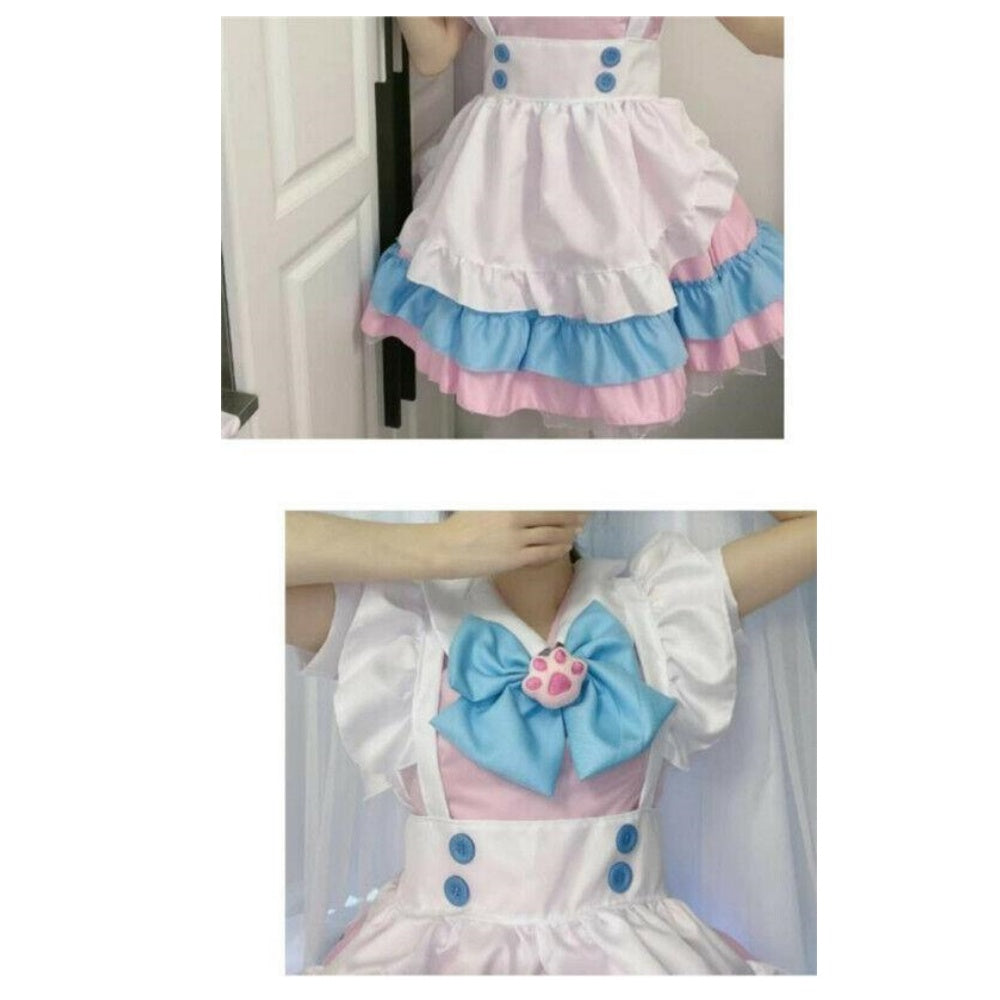 ROBE LOLITA MAID CHAT DEGUISEMENT SOUBRETTE SERVEUSE