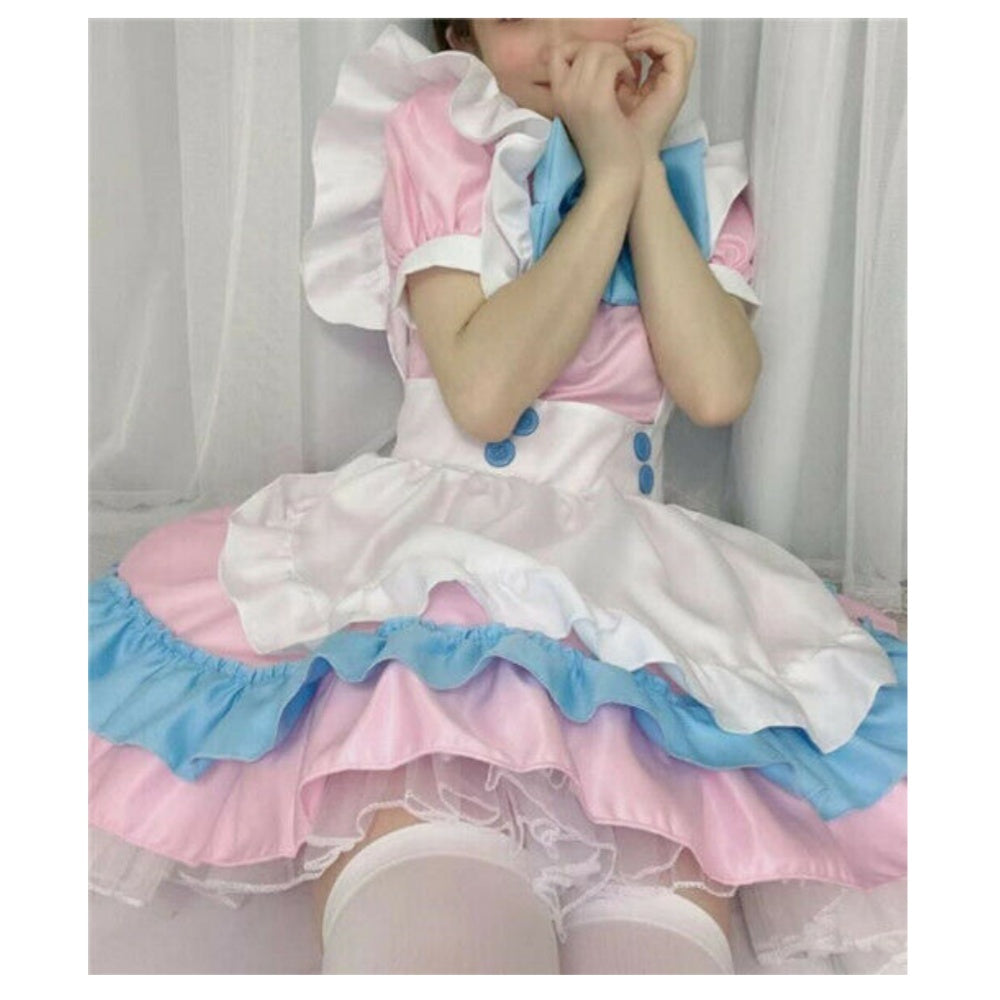 ROBE LOLITA MAID CHAT DEGUISEMENT SOUBRETTE SERVEUSE